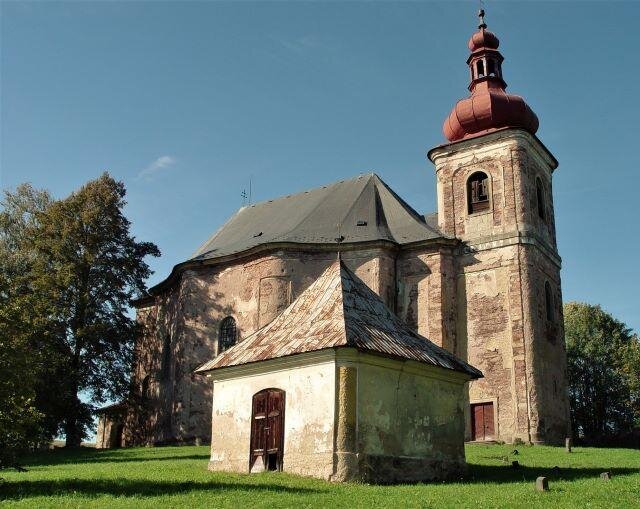 Kostel Všech svatých v Heřmánkovicích (1722–1724; Kilián Ignác Dientzenhofer)