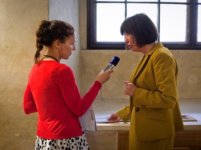 Konference se zúčastnila také Anna Matoušková, náměstkyně ministra kultury.