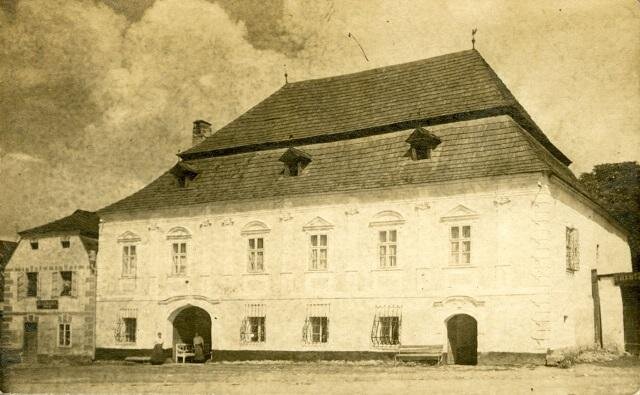 Rodný dům Josefa Hoffmanna, dobová fotografie z počátku 20. století