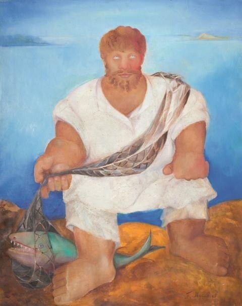 Grigorij Musatov, Rybář na Volze, cca 1927