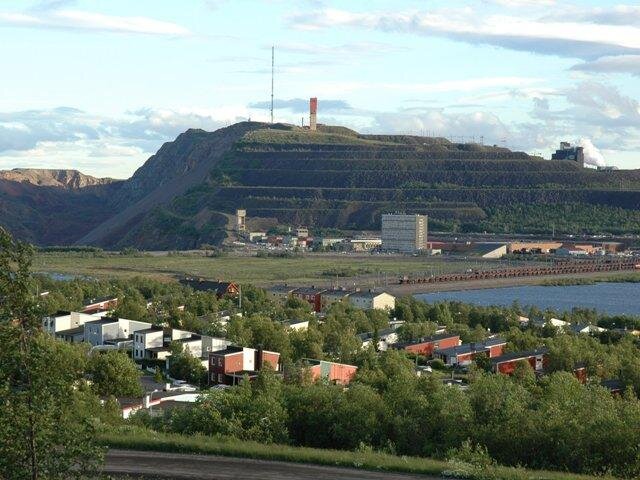 Důlní činnost posune město Kiruna. Plán je rozložen do 100 let.