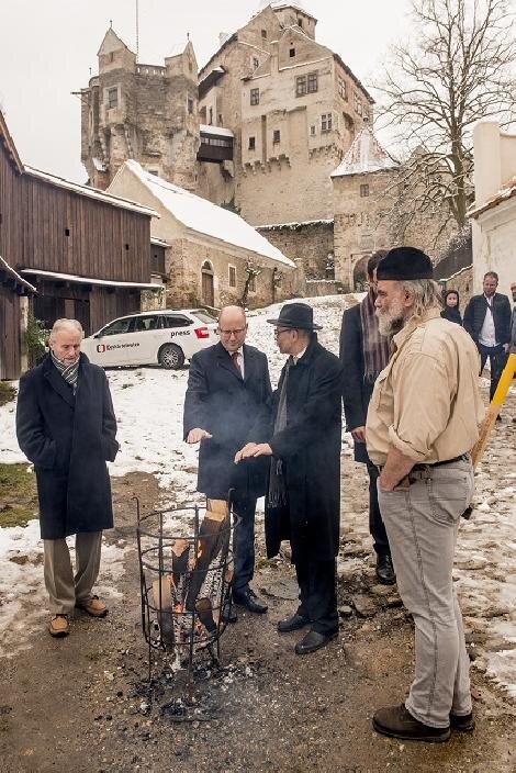 Slavnostní zahájení obnovy zahrady