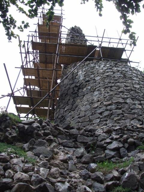 Kumburk 2007, oprava Panenské věže, II. etapa.