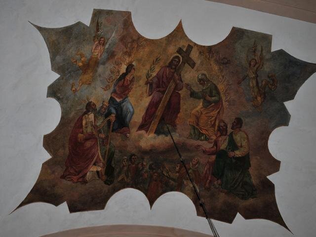 Freska po restaurátorské obnově