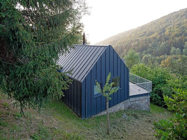 Horská chata v Zadní Telnici navržená architektem Sládečkem