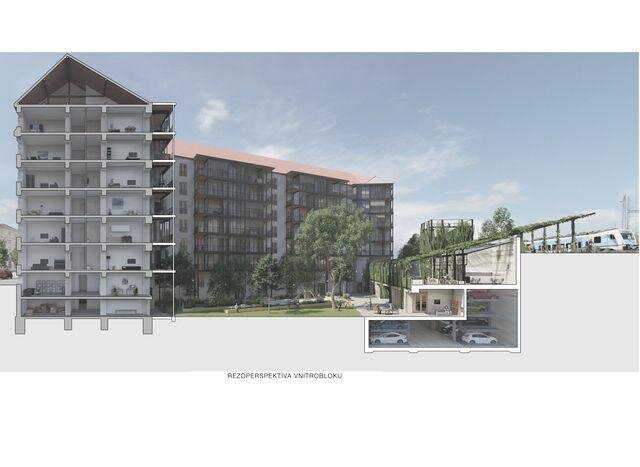 Cena hlavního partnera YIT | VNITROBLOK MEČISLAVOVA | Akademie výtvarných umění v Praze, Ateliér architektonické tvorby / škola Miroslava Šika
