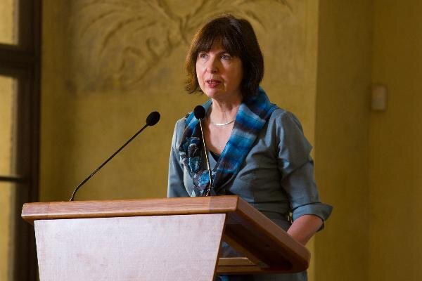 Účastníky konference MÁME VYBRÁNO přivítala náměstkyně ministra kultury Anna Matoušková.