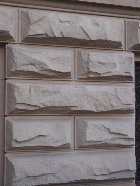 Detail obnovené fasády