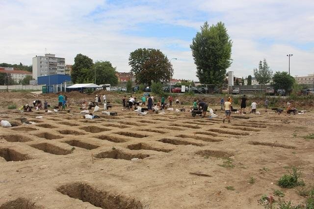 Archeologický výzkum v brněnské Vojtově ulici