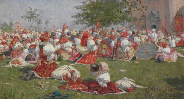  Joža Uprka, Pouť u sv. Antoníčka, 1893