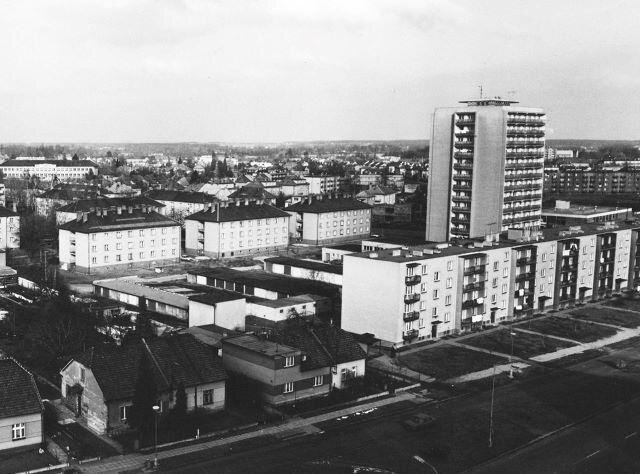 Sídliště Tesla se začalo budovat ještě na konci 40. let 20. století.
