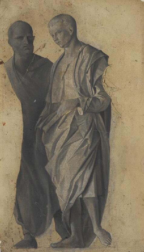 Studie dvou mužských figur, Giovanii Bellini zvaný Giambellino