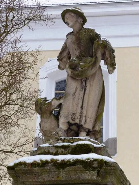 Socha sv. Notburgy od Lazara Widemana.