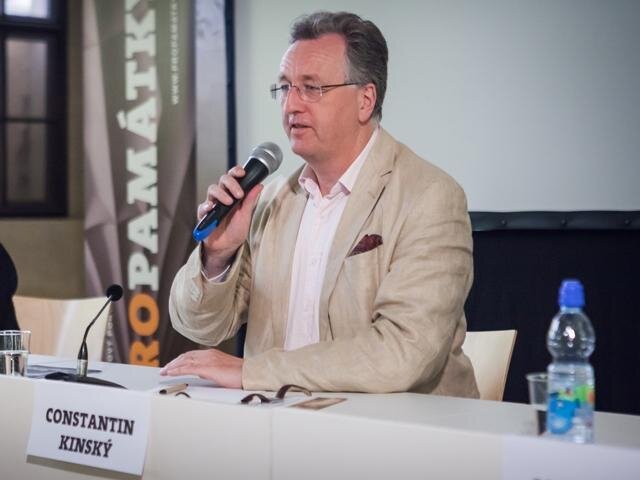 K tématu mecenátu měl co říci také majitel zámku ve Žďáru nad Sázavou Constantin Kinsky.