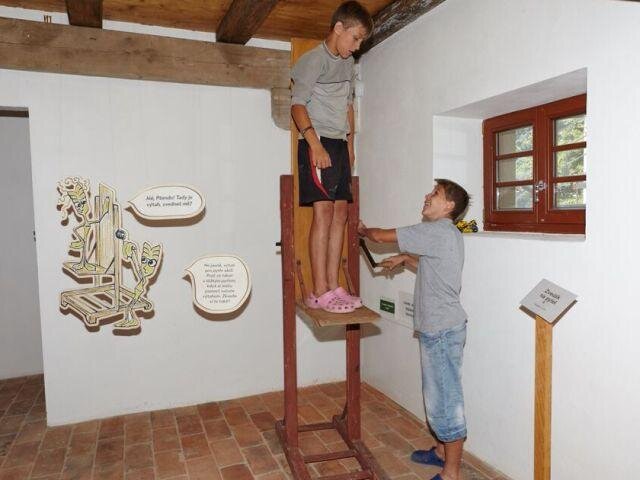 Muzeum nabízí expozice zaměřené na rodiny s dětmi.