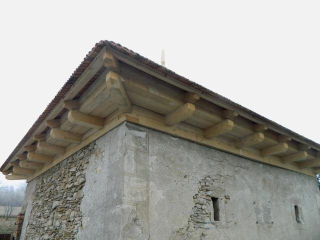 Detail nových dřevěných částí