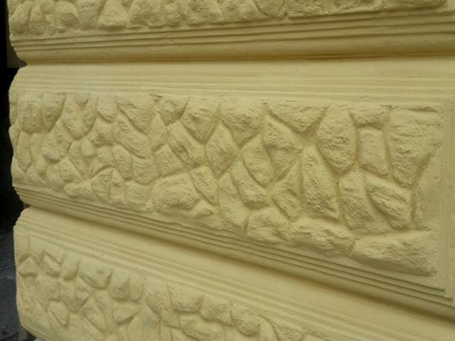 Detail pásové bosáže po obnově