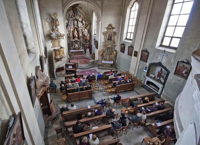 Interiér kostela sv. Václava