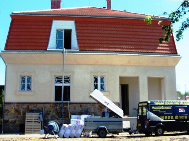 Tepelné izolační materiály společnosti CIUR byly použity při obnově vily v Bohdanči.