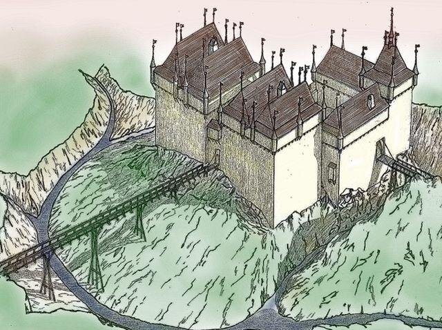 Pozdně gotická fáze trvrze před rokem 1492