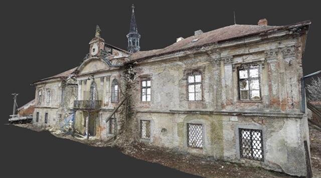 Mračno bodů v aplikaci SW Autodesk Recap