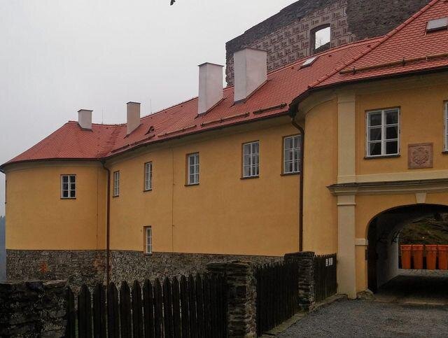 Pohled na hotovou střechu