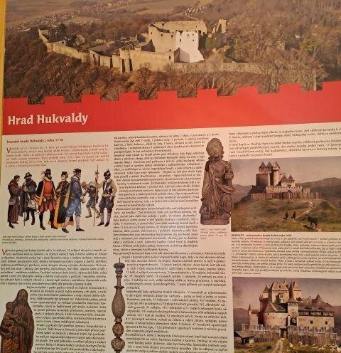 Část expozice je věnovaná historii hradu Hukvaldy.