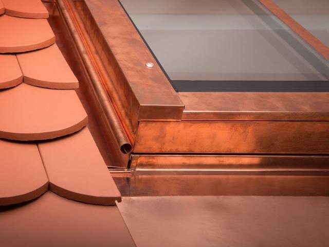 Detail střešního okna