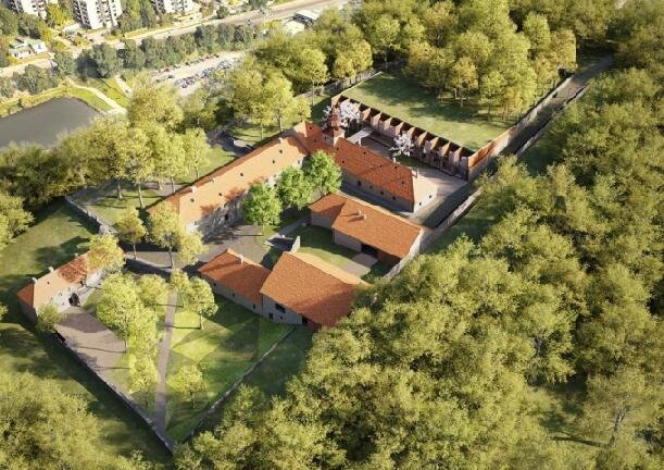 Vizualizace projektu na obnovu dětského hospice na Cibulce