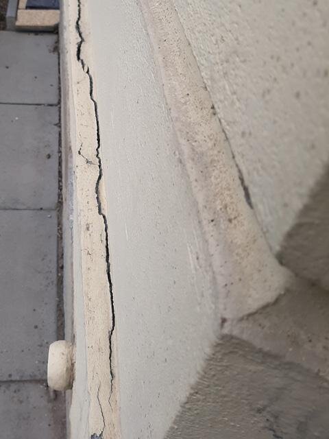 Detail omítkových vrstev