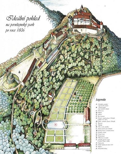 Pernštejn – historická rekonstrukce parku 1806