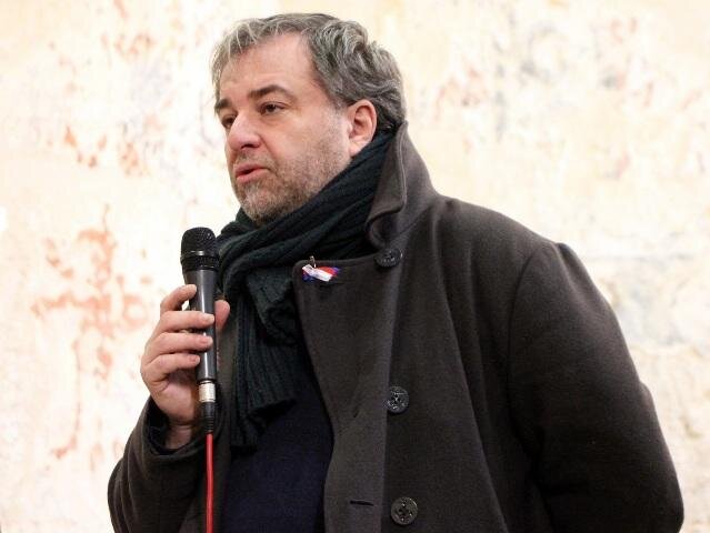 Na setkání nechyběl ani autor knih o Josefu Toufarovi Miloš Doležal, který byl hlavním prostředníkem darování sochy a jejího umístění v Zahrádce.