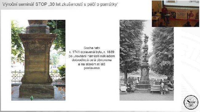 Josef Červinka se svým příspěvkem