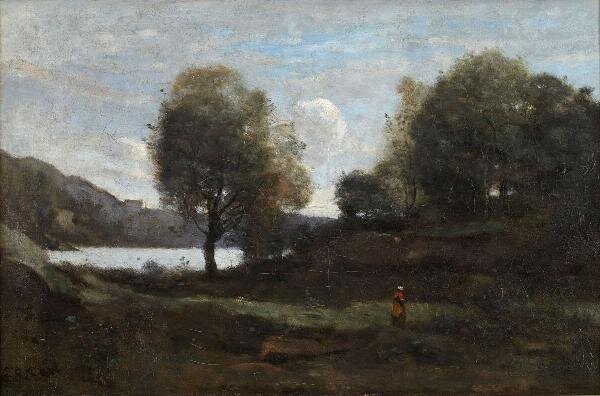 Camille Corot, Vzpomínka na rybník v kraji Limousin, kolem 1855–1860