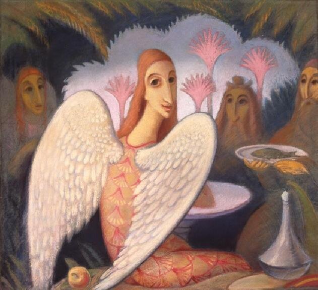 Jan Zrzavý - Návštěva Abrahamova (1911–1912) 