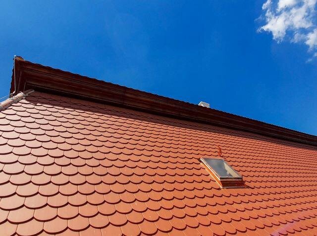 Detail nově položených Bobrovek Tondach