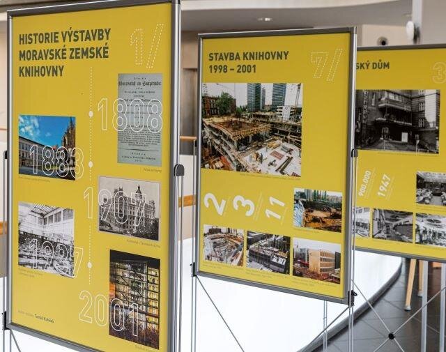 Seznámit se můžete také s historií výstavby Moravské zemské knihovny.