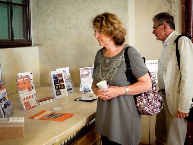 Na konferenci byly k dispozici také propagační materiály odborných partnerů portálu PROPAMÁTKY.