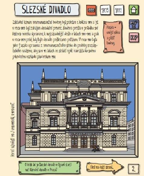 Na každém listě se děti dozvědí základní historické údaje o památce.