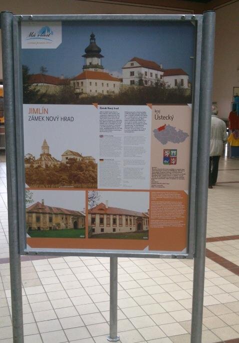 Náhled panelu výstavy zámek Nový Hrad, Jimlín