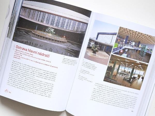 V publikaci najdeme také kapitolu o hlavním nádraží v Ostravě.