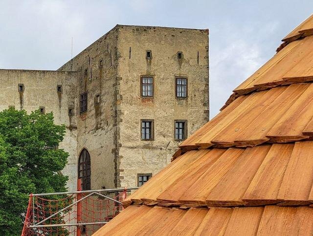 Detailní pohled na nové šindele