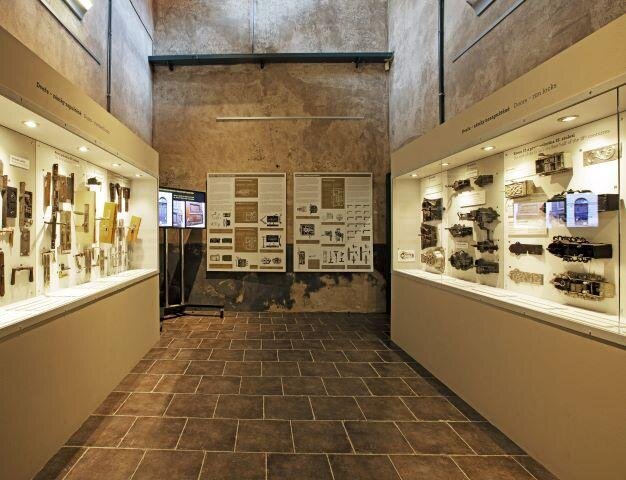 Pohled do expozice stavební zámečnictví