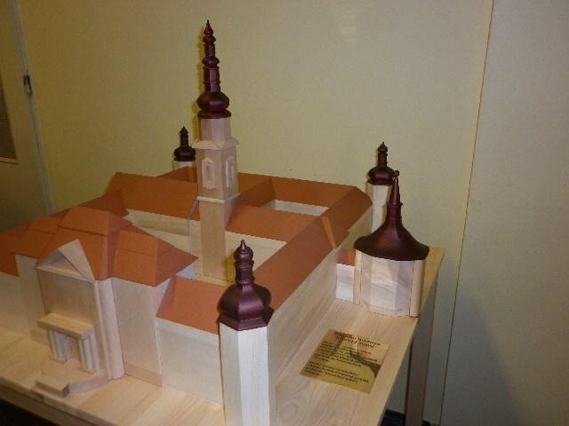 Haptický model Klášterního Hradiska v Olomouci.