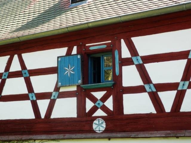 Doubrava, detail venkovského stavení čp. 9