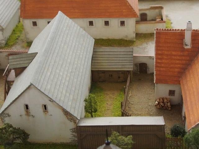 Model historického centra Třebíče v podobě z roku 1835 z dílny modeláře Stanislava Vršky. 