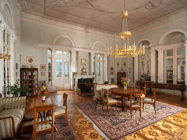 Zámek Dačice – velký salon.