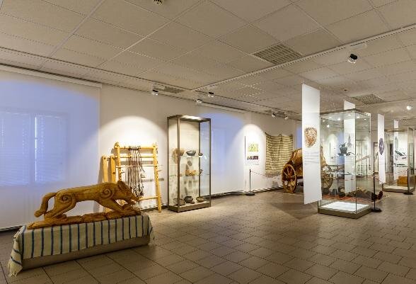 Pohled do expozice Keltů