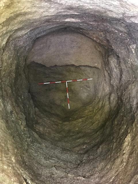 Při archeologickém průzkumu byla mimo jiné odkryta cisterna.
