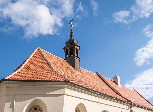 Nová střecha nad kaplí sv. Anny